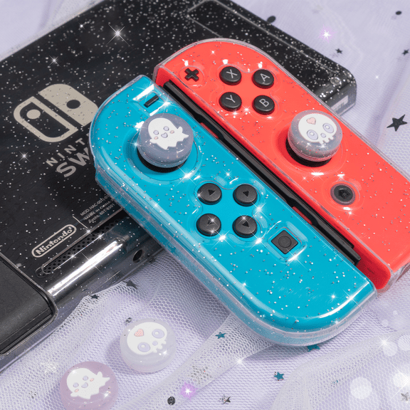 Ghost Skull Thumb Grips - Nintendo Switch Lite OLED & Switch 2 Button Caps