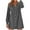 85#Gray, variant on Heisall Summer Dresses for Women 2026 Cotton Linen Dressy Casual Mini Dress Short Sleeve Beach Short Sleeve Shirt Dress