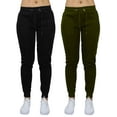 thumbnail image 6 of 2-Pack Womens French Terry Fashion Jogger Lounge Pants (S-2XL), 6 of 11