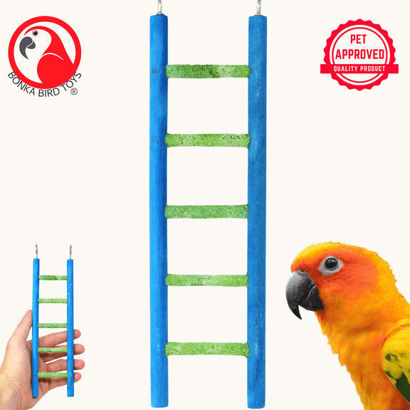 Bonka Bird Toys 30801 8.5-Inch Pedi Ladder