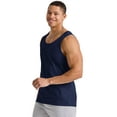 thumbnail image 2 of Hanes Men Tank Top Sleeveless Shirt 100% Cotton Lightweight Originals Grey S-2XL, 2 of 5