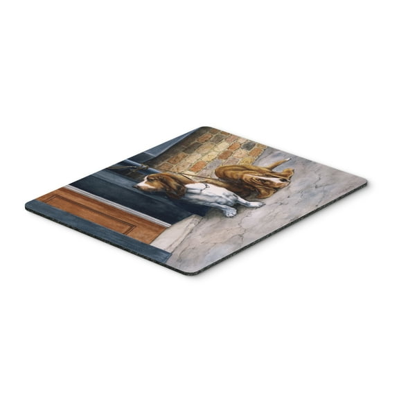 Bassets Basset Hound Mouse Pad Hot Pad or Trivet
