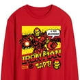 thumbnail image 2 of Marvel Iron Man - 8 Bit Pixelated - Men's Long Sleeve Graphic T-Shirt, 2 of 4
