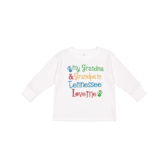 Inktastic Tennessee Grandma Loves Me Boys or Girls Long Sleeve Toddler T-Shirt