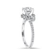 thumbnail image 2 of 3CT Diamond Engagement Wedding Ring Set 14K White Gold, 2 of 3