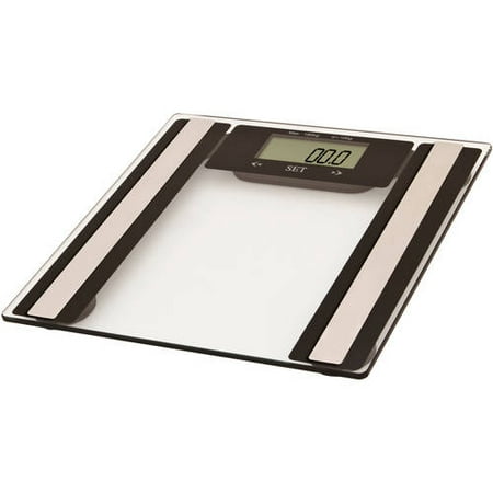 Vivitar Bathroom Body Fat Scale, Clear