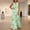 *I-Multicolor, variant on ClodeEU Women's Printed Sleeveless V Neck Dress ,Casual Summer Midi Dress P-Multicolor,Womens Plus XL