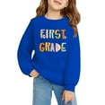 thumbnail image 5 of Mercatoo 𝐁ack to School Shirt Girls FIRST GRADE Oversized Sweatshirt First Day of School Teen Cute Pullover Tops Ho𝐨dies, 5 of 7