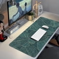 thumbnail image 6 of Felt Desk Mat, XXL Large Mouse Pad Desk Pad, Gaming Mousepad, Non-Slip Base, No Any Smell Desk Protector Cover Mat for Computer Keyboard Work Game Office Home-Green Leaf, 6 of 6