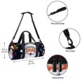 thumbnail image 5 of Santa Claus Large Capacity Sports Bag with Interior Zipper Pocket - Luggage, Basketball, Weekender, and Dance Use, 5 of 6