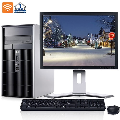 HP 5800 Desktop Computer PC Intel Core 2 Duo 3.0GHz 4GB Ram 1TB Hard