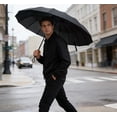 thumbnail image 3 of Compact Umbrellas For Rain And Sun UPF 50+ UV Protection Windproof waterproofing and Strong Men Womens Umbrella 16 Ribs Wooden Handle Travel Umbrella, 3 of 15