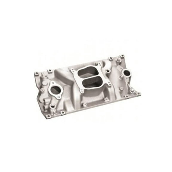 Engine Works 71352 Stage 1 Vortec Small Block Chevy Dual Plane Intake Manifold, Satin