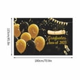 thumbnail image 3 of Beppter Event & Party Graduation Decorations 2023 Graduation Banner 2023 Graduation Party Supplies Fabric Banner Graduation Great 2023 Graduation Party Supplies, 3 of 7