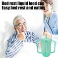 thumbnail image 6 of OCCOA Adult Sippy Cups for Elderly Sippy Cup with 2 Handles No Spill Cups for Adults Straw Cups Dysphagia Cups for Disabled Patients ,Green, 6 of 6