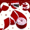 thumbnail image 7 of Vrorvz Christmas Decorations Christmas Garland Wired Velvet Ribbon Holiday Crafting Elegant Gift Wrapping Tree Ornaments Parties Festive Ambiance Indoor Outdoor Decor 78.7in Red, 7 of 7