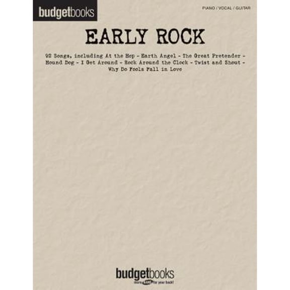 Pre-Owned Early Rock (Paperback) by Hal Leonard Corp (Creator)