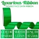 thumbnail image 2 of Cinta decorativa MEEDEE, color verde esmeralda satinado, 3,8 cm x 46 m, 2 of 9