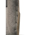 thumbnail image 6 of Phil Exposed Wood Arm Chair Upholstered in Gray Fabric with Nail Trim, 6 of 6