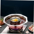 thumbnail image 5 of Stainless Steel Shabu Shabu Hot Pot Pot with Divider for Induction Cooktop Gas Stove (32cm, Without Cover), 5 of 5