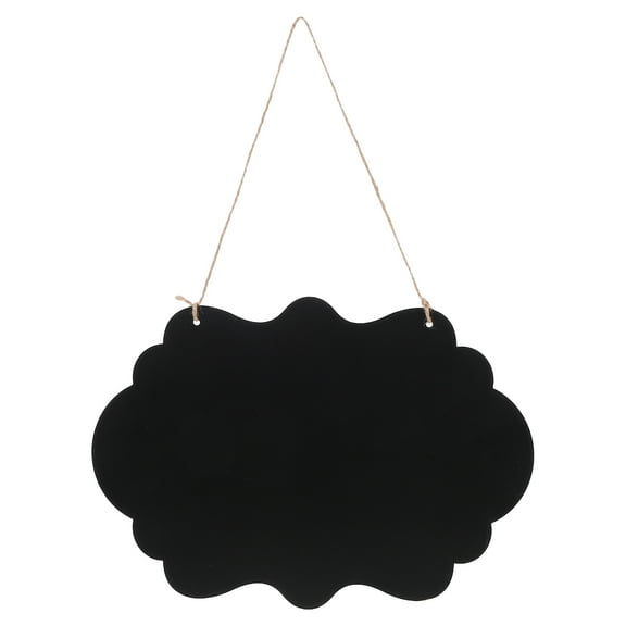 SOPOTUTU Sopotutu Writing Surface Memo Board Small Rectangular Black Chalkboard Rustic Style 1Pcs