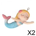 thumbnail image 1 of Acuario sirena,Acuario lindo sirenita ornamento Shell,pecera decoración resina pecera hogar,Figuras en miniatura DIY decoración paisajismo,Arrecife de coral artificial estatua oficina, 1 of 8