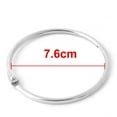 thumbnail image 2 of 6pcs 80mm Inner Dia Book Metal Loose Leaf Binder Hinge Snap Ring Keyring, 2 of 4