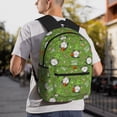 thumbnail image 7 of Fotbe Halloween Monster Gnome Lightweight Casual Laptop Backpack for Men and Women, Daily use Waterproof backpack, Backpack for College, 7 of 7