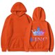 thumbnail image 3 of Nuevas sudaderas con capucha y manga larga con estampado de REINA Y REY para parejas, para hombre y mujer, 3 of 5