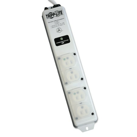 Tripp Lite Protect It Four-Outlet Surge Suppressor, 4 Outlets, 1410 Joules,