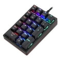 thumbnail image 2 of MOTOSPEED MOTOSPEED K24 Clavier Mécanique Numérique Rétroéclairé RGB avec 21 Touches, 13 Modes d'Éclairage, Interrupteurs OUTEMU, USB Filaire pour Bureau et Finance, 2 of 6