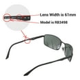 thumbnail image 2 of Walleva Polarized Fire Red + Ice Blue Replacement Lenses For Ray-Ban RB3498 61mm, 2 of 6