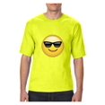 thumbnail image 1 of "Mens and Big Mens Emoji with Sunglasses T-Shirt, up to size 3XLT", 1 of 5