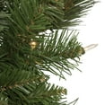 thumbnail image 2 of Northlight Mixed Beaver Pine Artificial Christmas Wreath - 24" - Clear Lights, 2 of 4