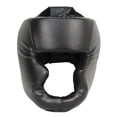 thumbnail image 2 of Casco de boxeo unisex Mejillas Proteger Headguard Casco de lucha libre Protector facial Cuero de PU suave para Sparring Kickboxing Sports Mma Training 58 a 66CM Baoblaze  Casco de boxeo, 2 of 8