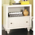 thumbnail image 2 of My Home Furnishings Amanda 1-Drawer Nightstand in Creamy White, 2 of 4