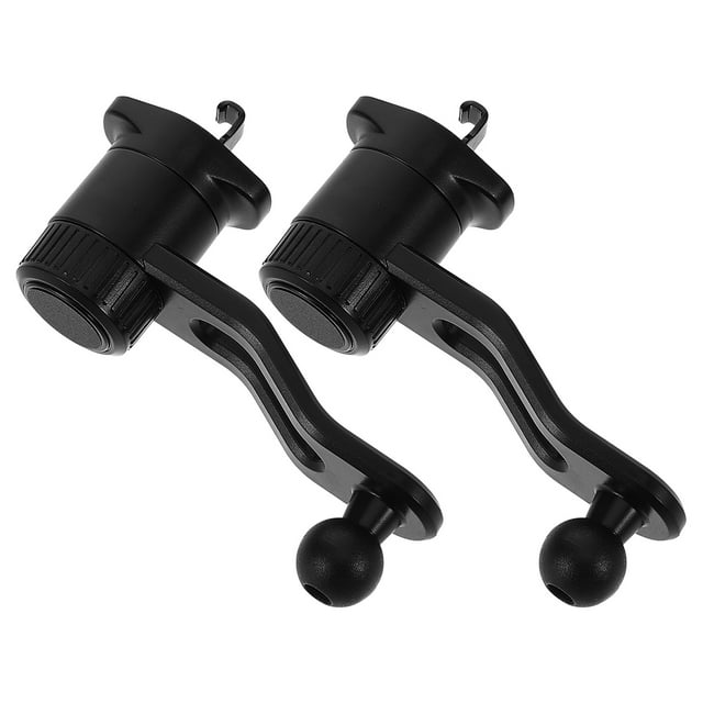 unbranded 2Ud Soporte Para Teléfono De Negro Con 360 Y Clip Para Rejilla De Aire