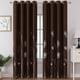 thumbnail image 1 of Cortinas Estelar Textiler Marrón Opacas 132x244 cm 2 Paneles, 1 of 9