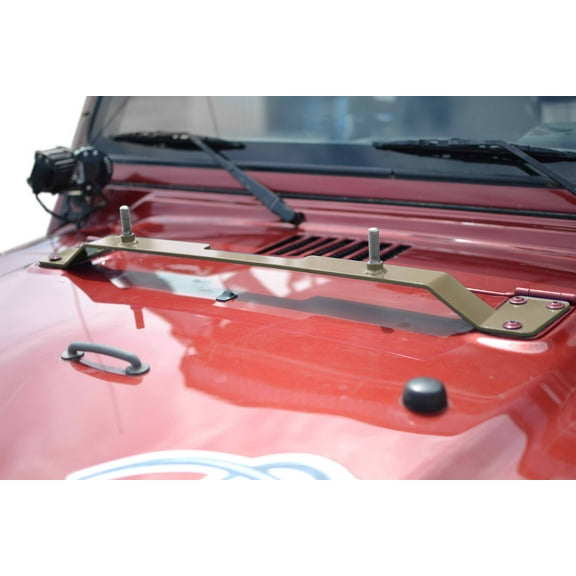 Steinjäger Recovery and Towing Wrangler TJ 1997-2006 High Lift Jack Mount Hood Military Beige