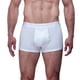 thumbnail image 3 of Paquete de 3 Boxers Cortos Para Hombre Ajustado De Algodón Pima y Tela Spandex Unbranded Co  Short Trunk 3 Pack White 2XL (41 44), 3 of 6