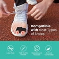 thumbnail image 3 of Welnove Bunion Corrector, Toe Separators with 2 Loops, Big Toe Spacer Suitable for Bunion and Overlap Toe (Pack of 12, Black), 3 of 6