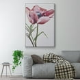 thumbnail image 2 of Paris Poppy Framed Premium Gallery Wrapped Canvas - Ready to Hang - 25 x 37 - White Floating Frame, 2 of 9