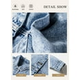 thumbnail image 2 of Eytino Jean Jacket for Women Denim Jackets Oversized Boyfriend Drop Shoulder Button Front Jean Jacket Coat with Pockets, 2 of 9