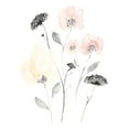 thumbnail image 2 of Goldberger, Jennifer 12x14 White Modern Wood Framed Museum Art Print Titled - Blush and Black Wildflowers II, 2 of 4
