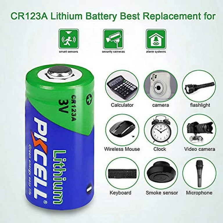 Energizer CR123A 1500mAh - Pile lithium 3V pour alarme AJAX et modules  domotiques 