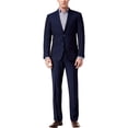 thumbnail image 1 of Kenneth Cole Mens Micro-Grid Formal Tuxedo, Blue, 36 Short / 29W x 32L, 1 of 1
