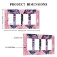 thumbnail image 3 of Watercolor Welcome Switch Cover Decorative Wall Plate / 4-Gang Screwless / Standard Size 4.5x8 in, 3 of 5