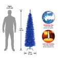 thumbnail image 4 of National Tree Company Artificial Christmas Tree, Blue Tinsel, Includes Stand, 6 feet, 4 of 6
