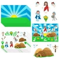 thumbnail image 2 of RuiJiao Make an Easter Sticker Scenes-24 Easter Crafts for Kids Religious Gifts Jesus Resurrection Stickers for Classroom Party Games Spring Bible Christian Sunday School Crafts, 2 of 6