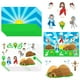 thumbnail image 2 of Fiudx Set de Pegatinas de Pascua, Colección de Tarjetas con Escenas Vibrantes, Divertidas Pegatinas de Resurrección, Fácil Aplicación de Adhesivos, Actividades Educativas y Creativas, Celebración Fam, 2 of 6